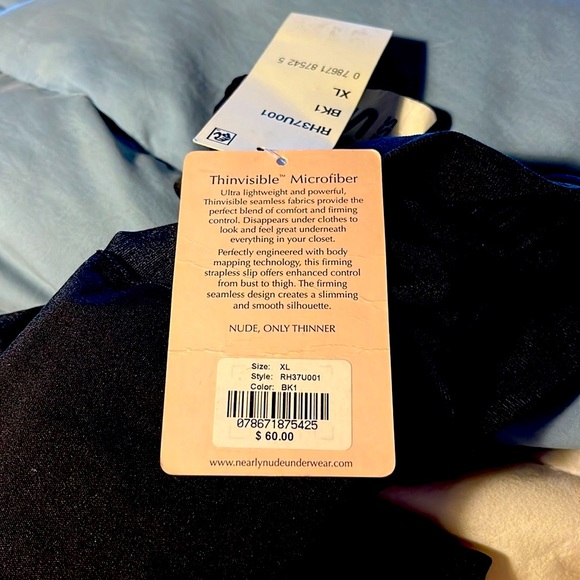 Nearly Nude Firming Strapless Slip |  M/L - Picture 4 of 6